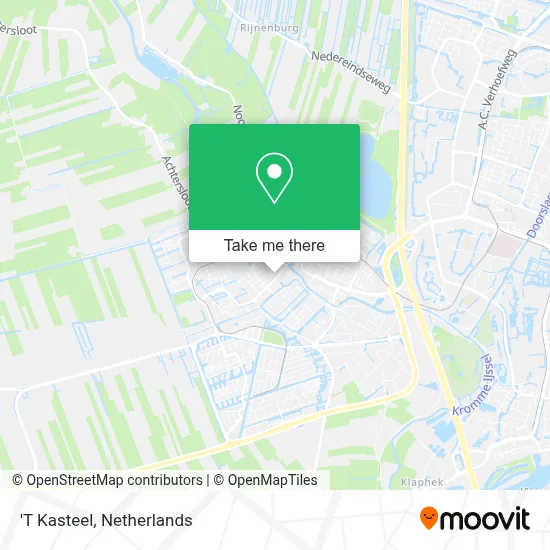 'T Kasteel map