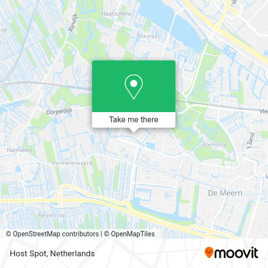 Host Spot map