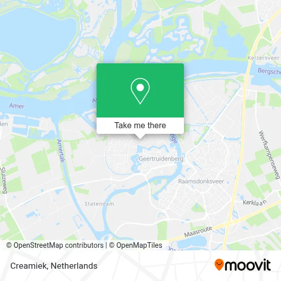Creamiek map