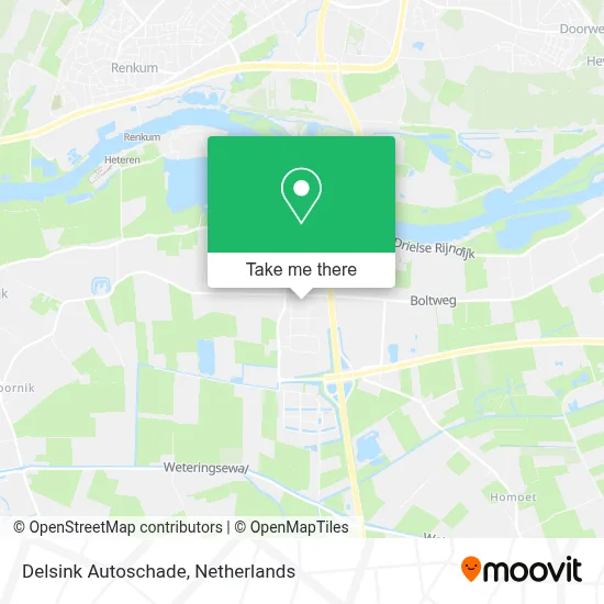Delsink Autoschade map