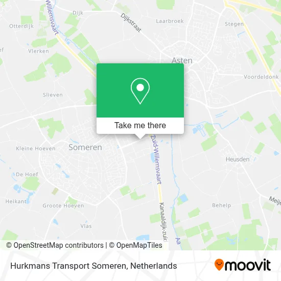 Hurkmans Transport Someren map