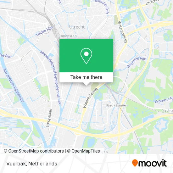 Vuurbak map