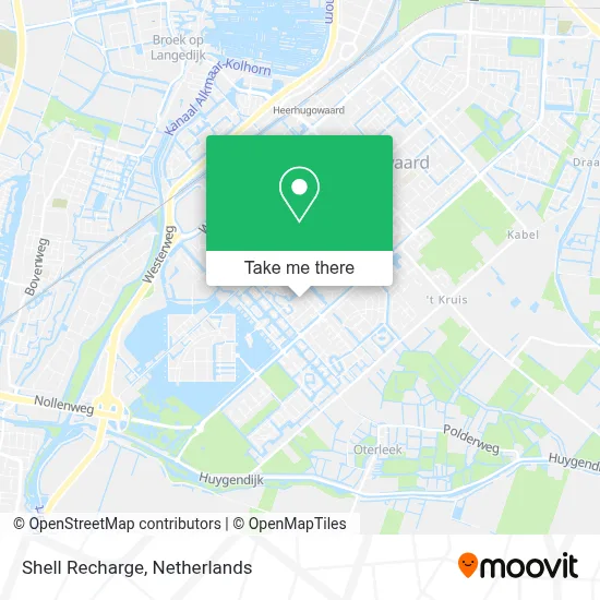 Shell Recharge map