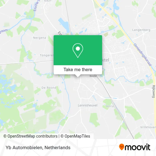 Yb Automobielen map