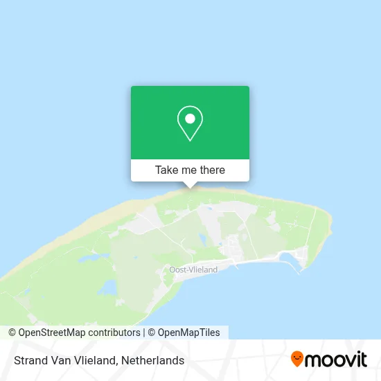 Strand Van Vlieland map