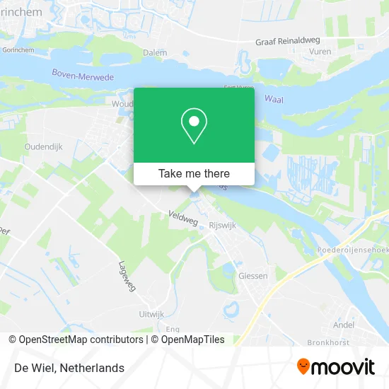 De Wiel map