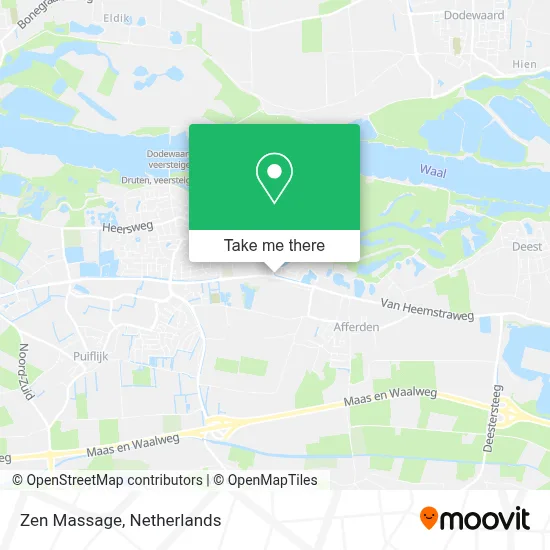 Zen Massage map