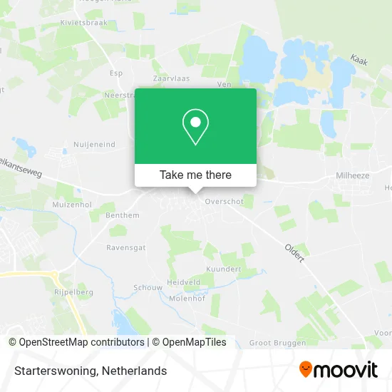 Starterswoning map