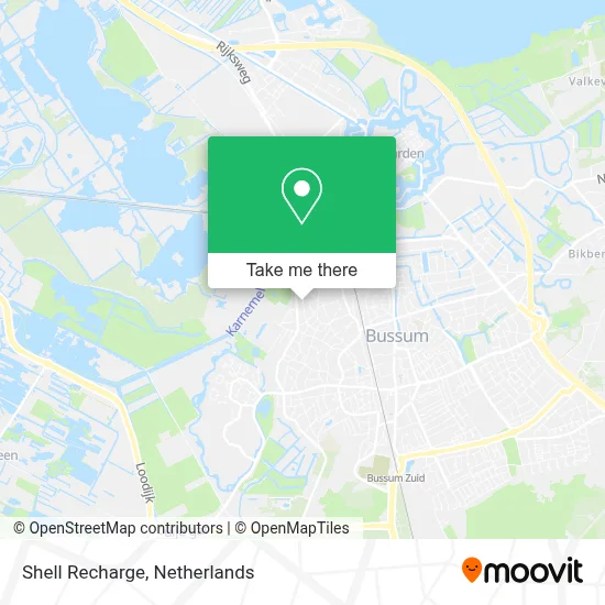 Shell Recharge map