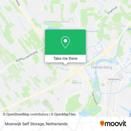 Moerwijk Self Storage map