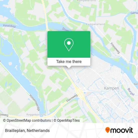 Brailleplan Karte