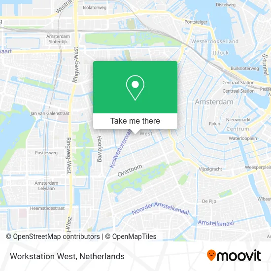 Workstation West map