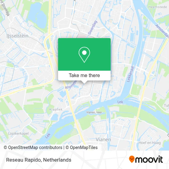 Reseau Rapido map