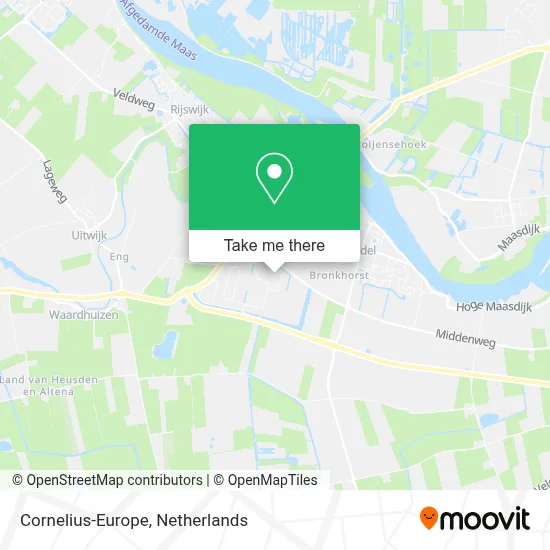 Cornelius-Europe map