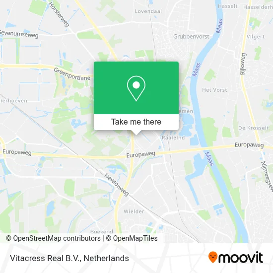 Vitacress Real B.V. map