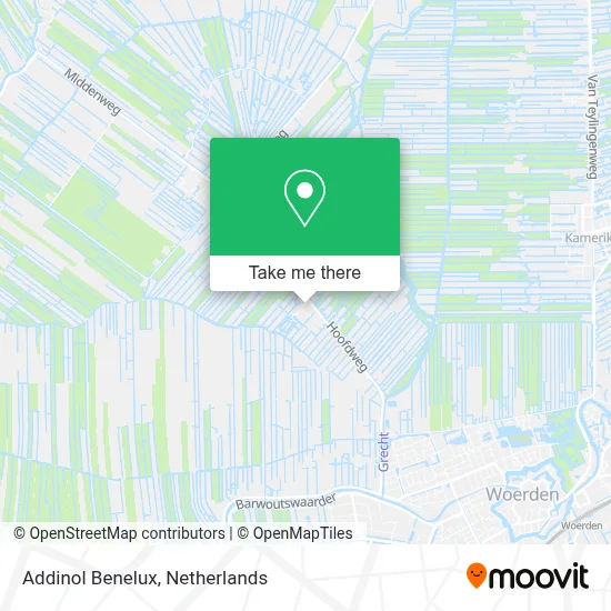 Addinol Benelux map
