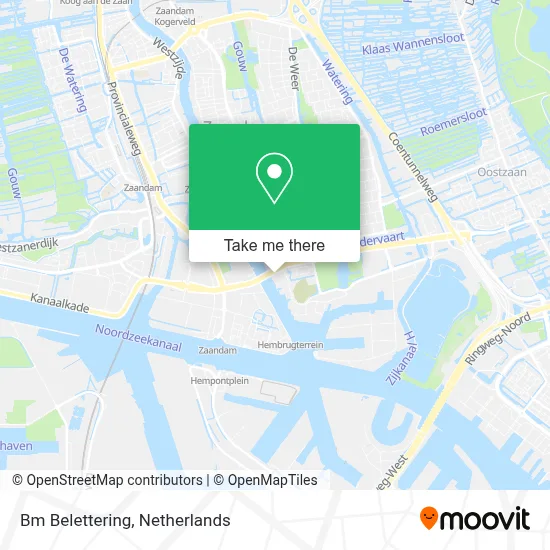 Bm Belettering map