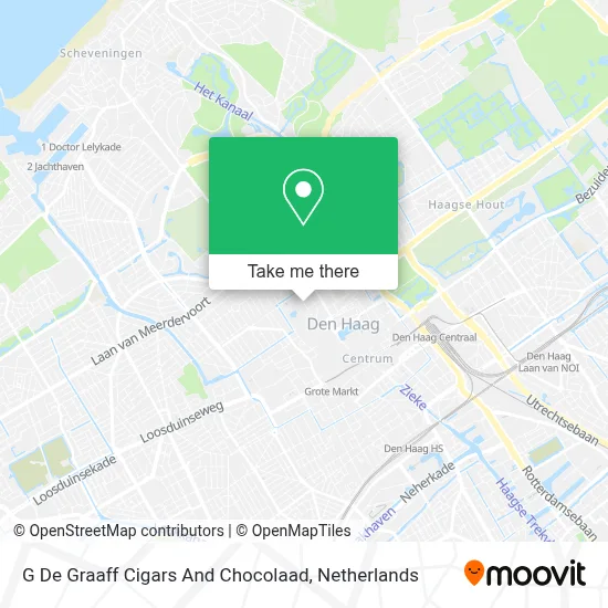 G De Graaff Cigars And Chocolaad map