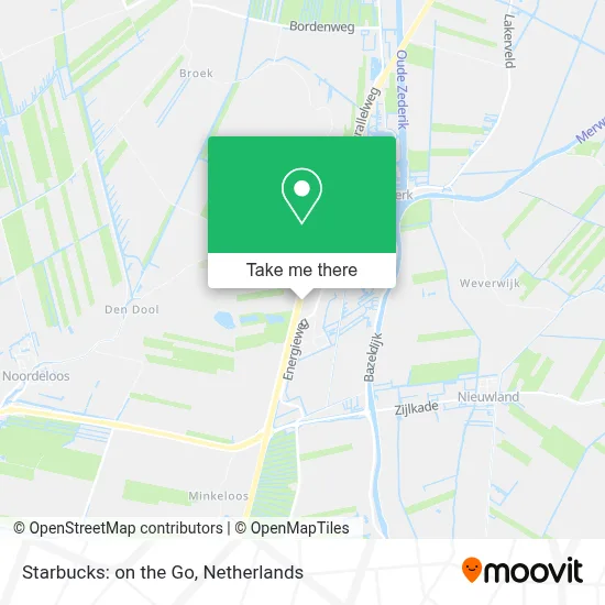 Starbucks: on the Go map