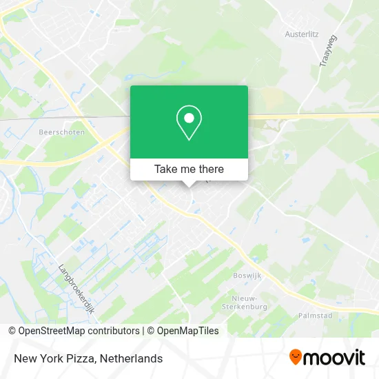 New York Pizza map