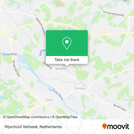 Rijschool Verbeek map