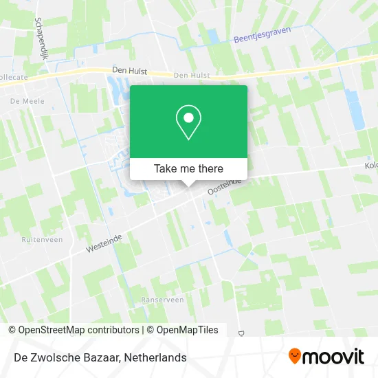 De Zwolsche Bazaar Karte
