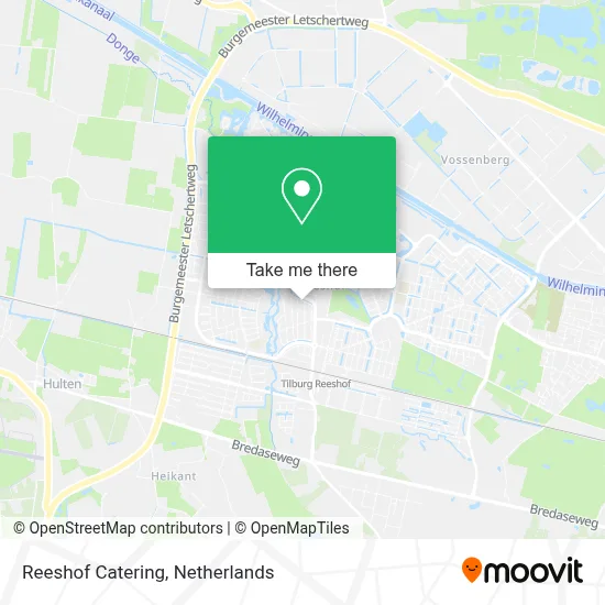 Reeshof Catering map