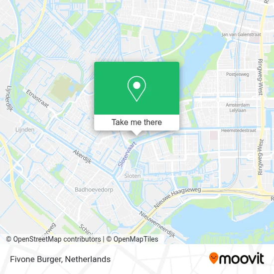 Fivone Burger map