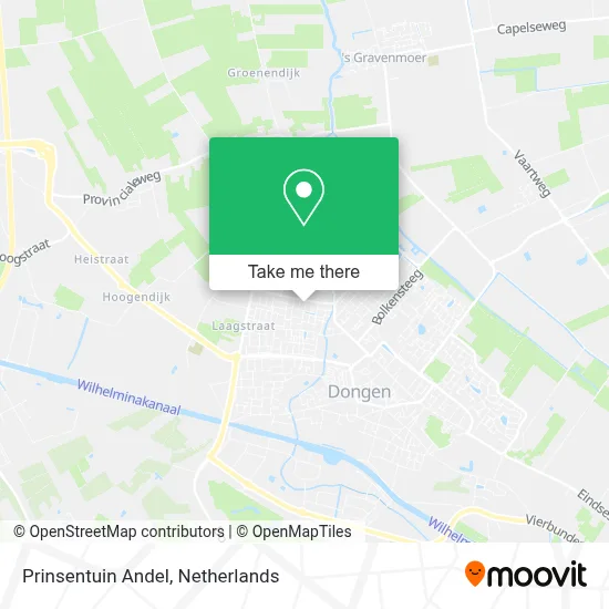 Prinsentuin Andel map