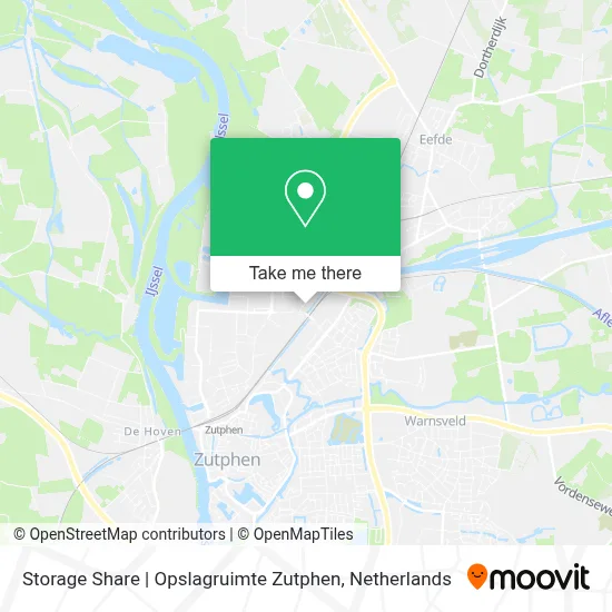 Storage Share | Opslagruimte Zutphen map