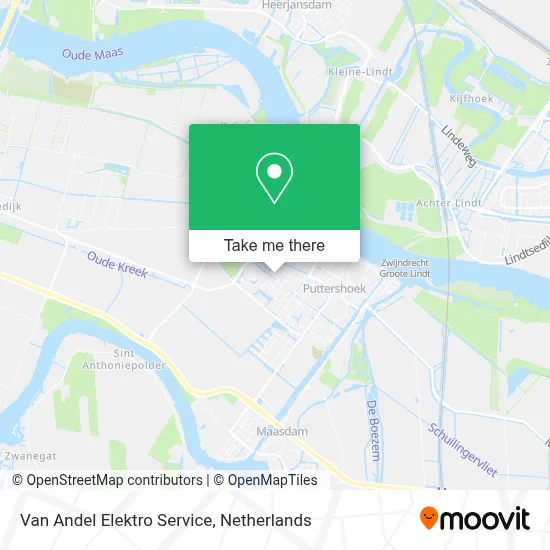 Van Andel Elektro Service map
