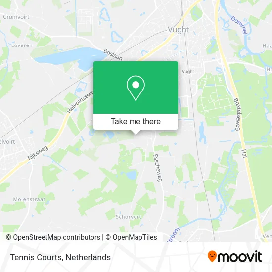 Tennis Courts map