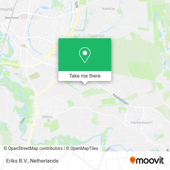 Eriks B.V. map
