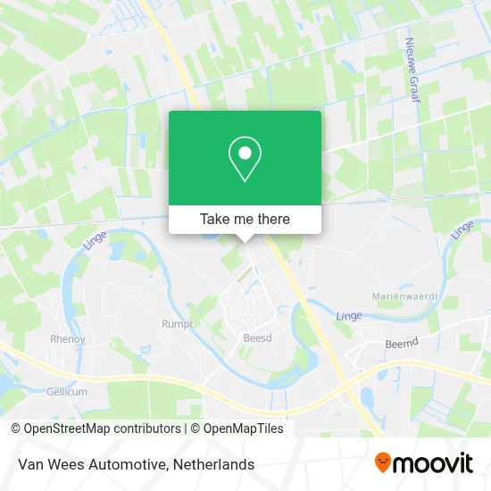 Van Wees Automotive map