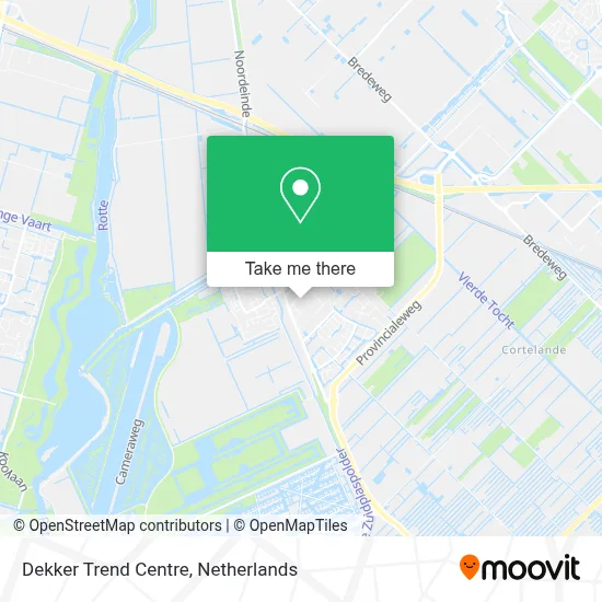 Dekker Trend Centre map
