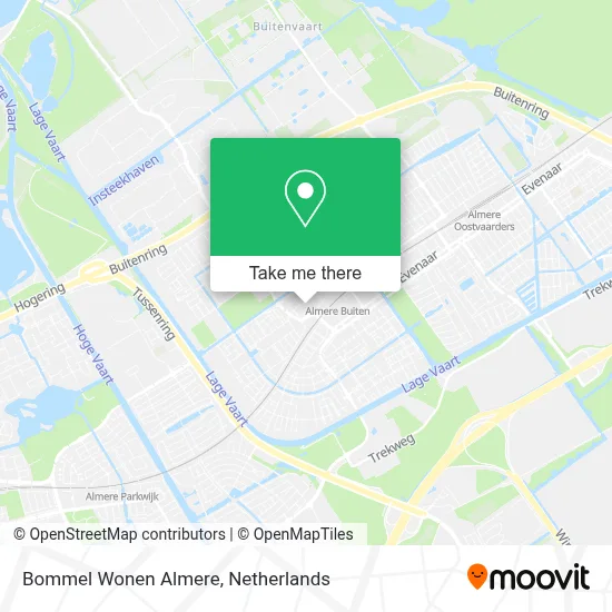 Bommel Wonen Almere map