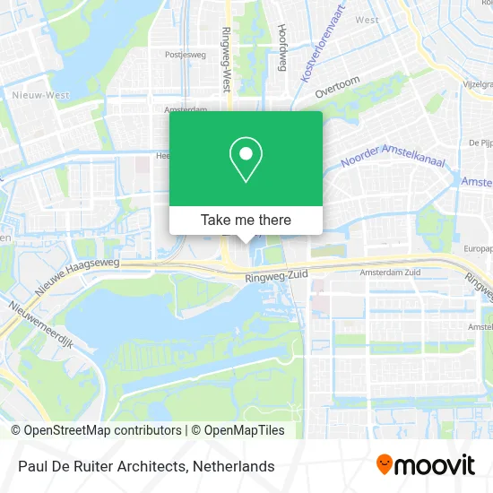 Paul De Ruiter Architects map