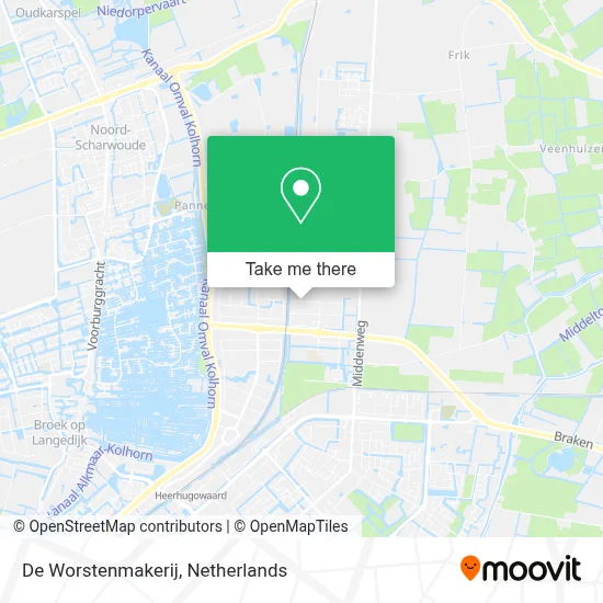 De Worstenmakerij Karte
