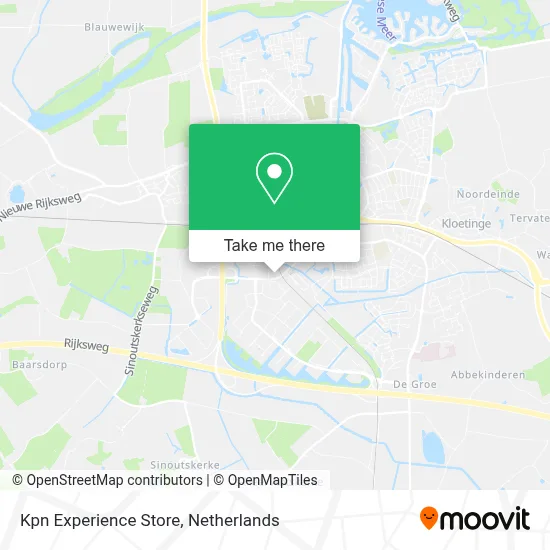 Kpn Experience Store map