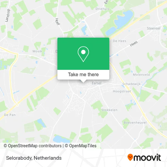 Selorabody map