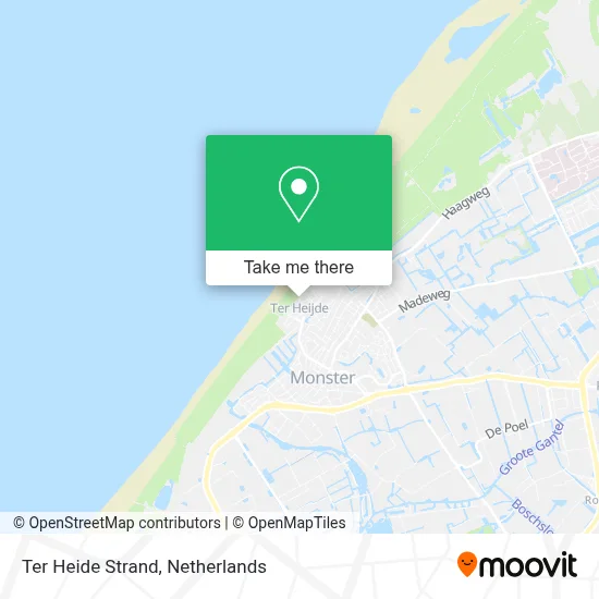 Ter Heide Strand map