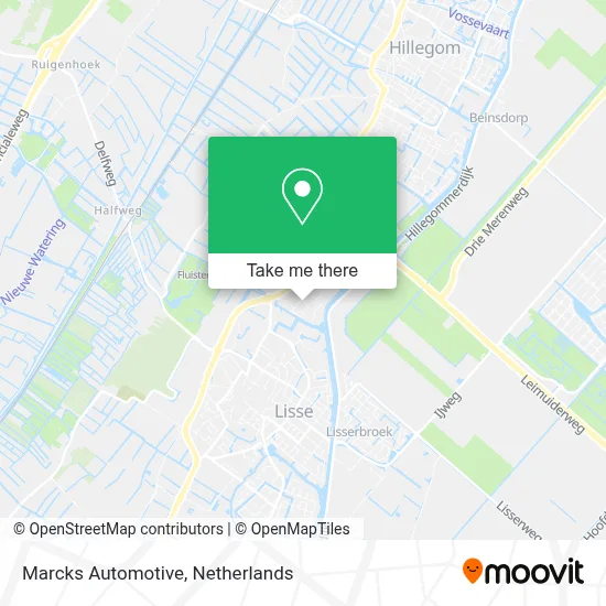 Marcks Automotive map