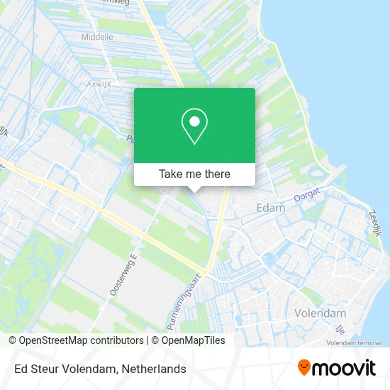 Ed Steur Volendam map