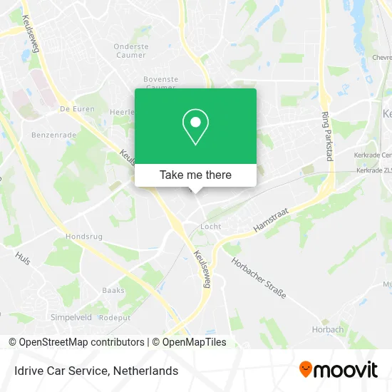 Idrive Car Service map