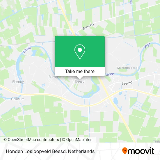 Honden Losloopveld Beesd map