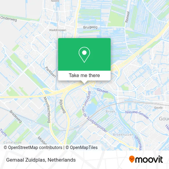 Gemaal Zuidplas map