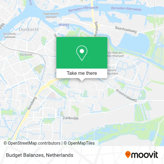 Budget Balanzes Karte