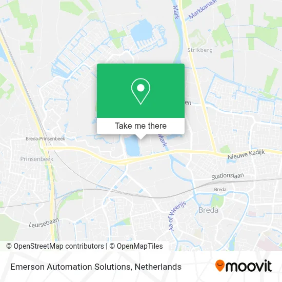 Emerson Automation Solutions map