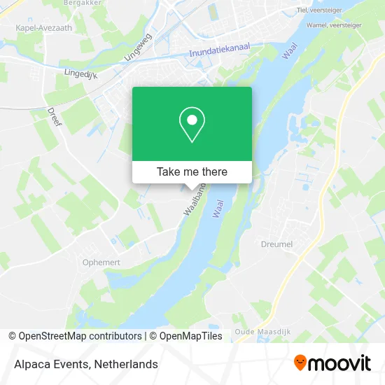 Alpaca Events map