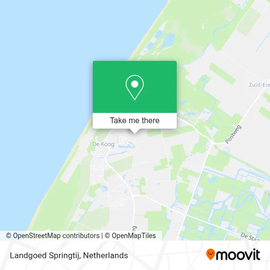 Landgoed Springtij map